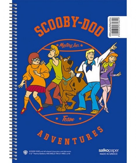 Τετράδιο Σπιράλ Salko Scooby Doo